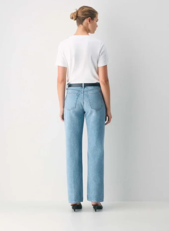 Denim Forum Los vaqueros holgados de talle bajo y corte curvilíneo Iggy Denim Forum Los vaqueros holgados de talle bajo y corte curvilíneo Iggy