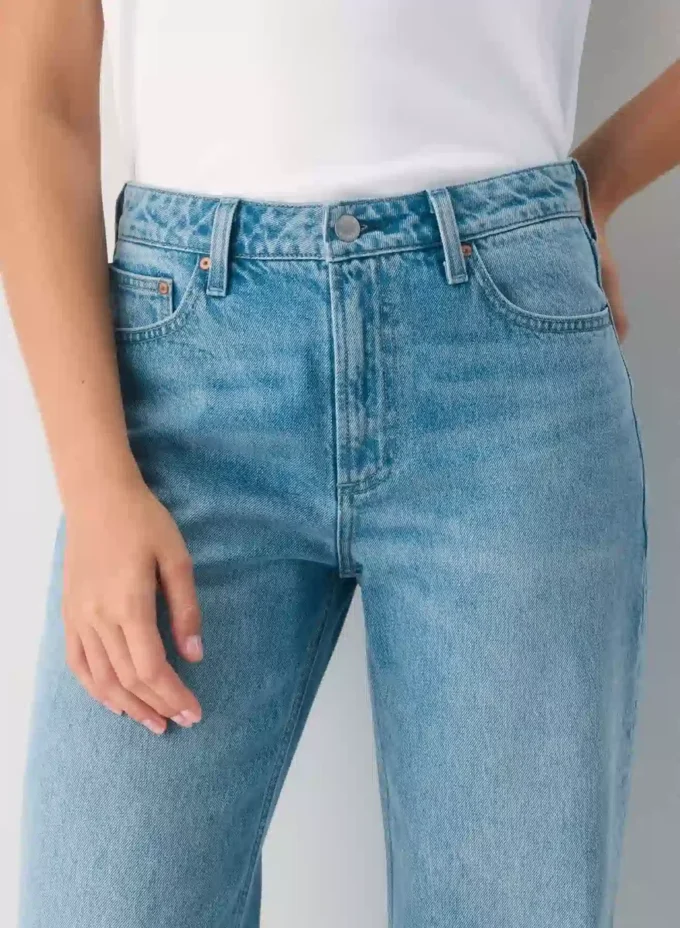 Denim Forum Los vaqueros holgados de talle bajo y corte curvilíneo Iggy Denim Forum Los vaqueros holgados de talle bajo y corte curvilíneo Iggy
