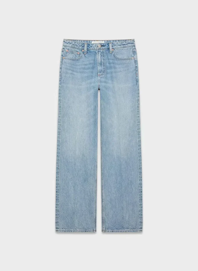 Denim Forum Los vaqueros holgados de talle bajo y corte curvilíneo Iggy Denim Forum Los vaqueros holgados de talle bajo y corte curvilíneo Iggy