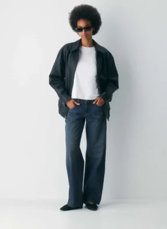 Denim Forum Los vaqueros holgados de talle superbajo de los 90