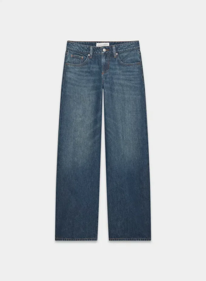 Denim Forum Los vaqueros holgados de talle superbajo de los 90 Denim Forum Los vaqueros holgados de talle superbajo de los 90