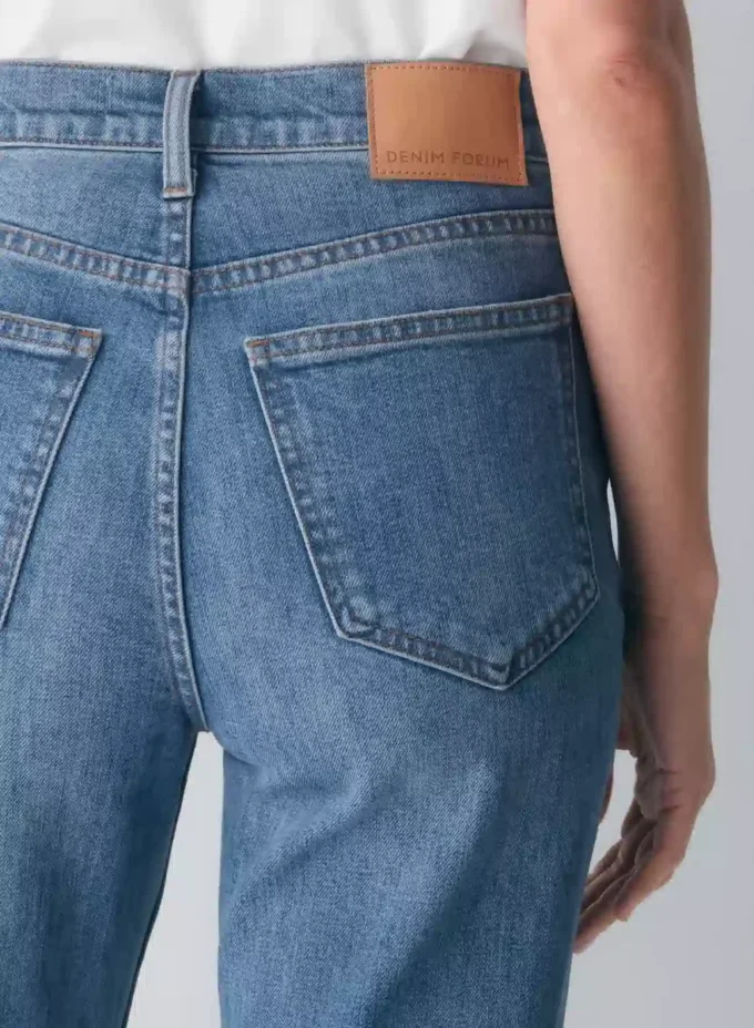 Denim Forum Los vaqueros rectos de talle alto Arlo Denim Forum Los vaqueros rectos de talle alto Arlo