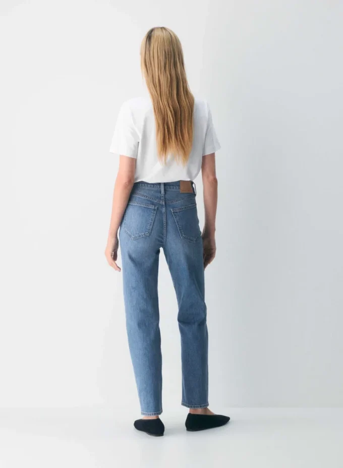 Denim Forum Los vaqueros rectos de talle alto Arlo Denim Forum Los vaqueros rectos de talle alto Arlo