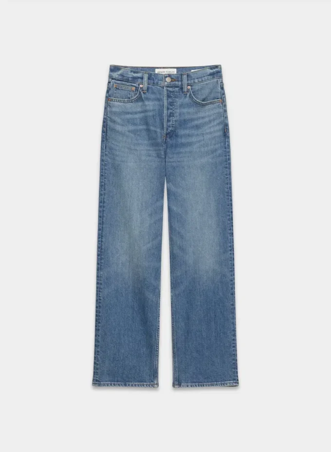 Denim Forum Los vaqueros rectos de talle alto Arlo Denim Forum Los vaqueros rectos de talle alto Arlo