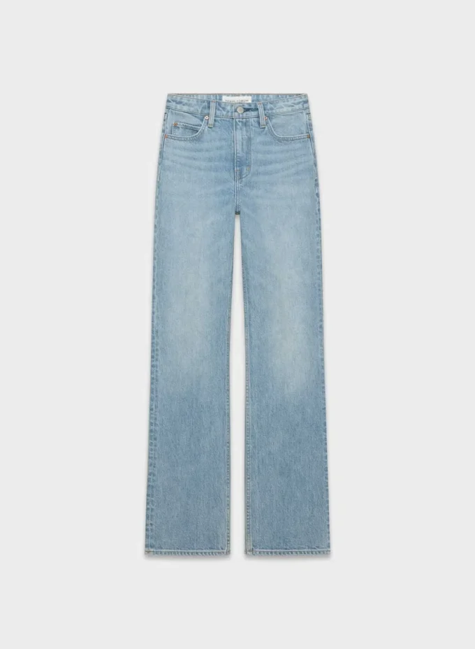 Denim Forum Los vaqueros slim bootcut de talle alto Nina de los años 90 Denim Forum Los vaqueros slim bootcut de talle alto Nina de los años 90