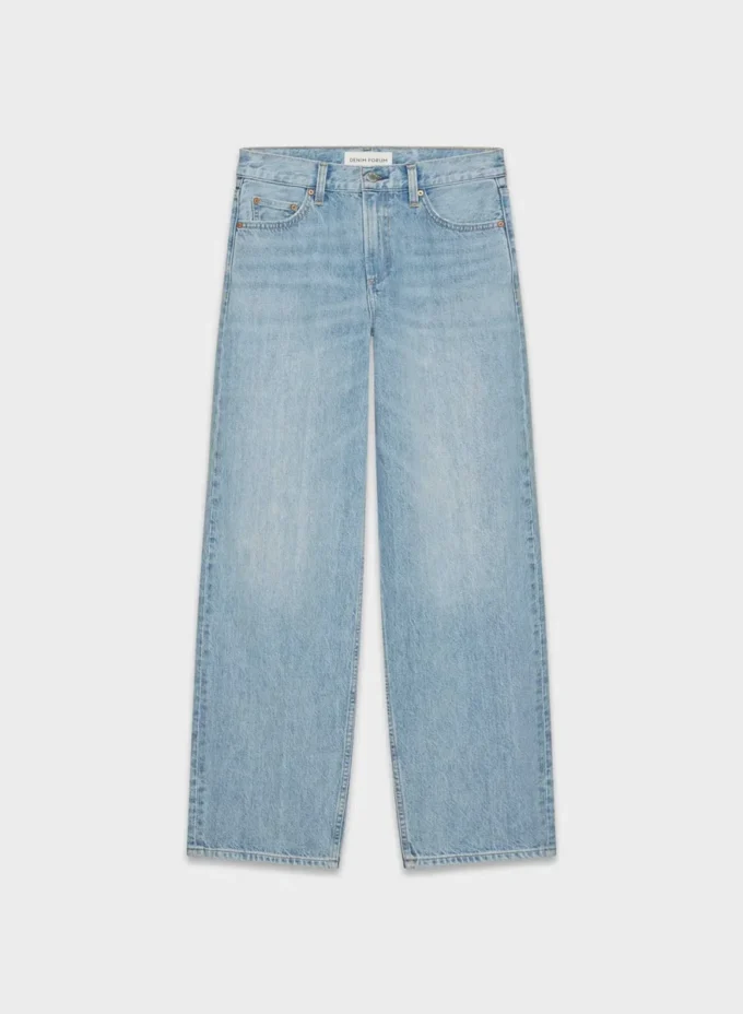 Denim Forum Los vaqueros vintage de los 90, de talle bajo y corte acampanado Denim Forum Los vaqueros vintage de los 90, de talle bajo y corte acampanado