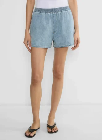 Denim Forum Pantalón corto vaquero de talle bajo y muy suave de los años 90