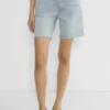 Denim Forum Pantalones cortos vaqueros largos de talle alto vintage de los 90 Denim Forum Pantalones cortos vaqueros largos de talle alto vintage de los 90