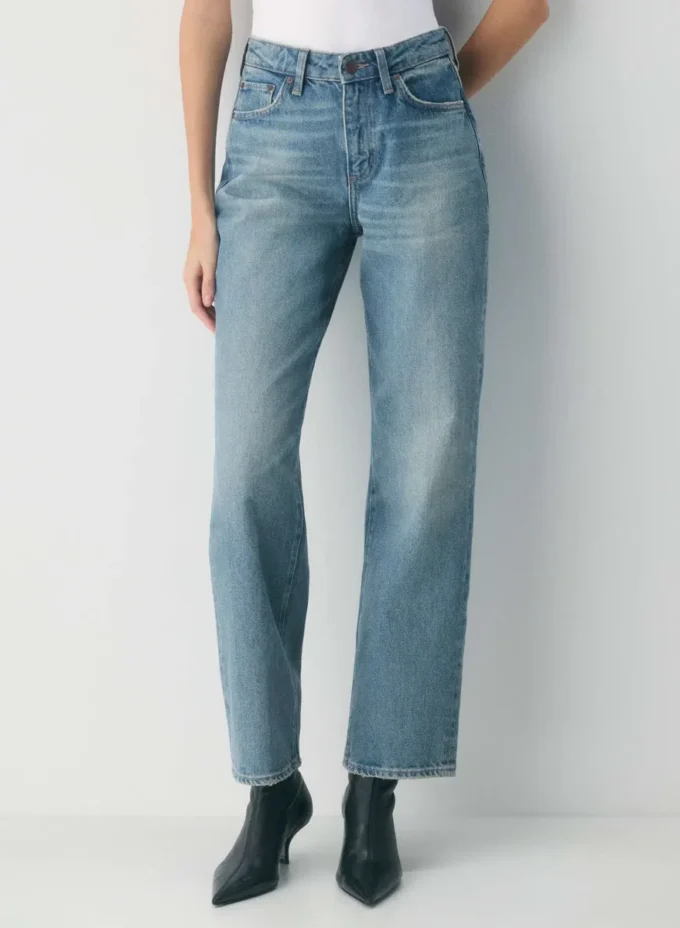 Denim Forum Sadie Relaxed Mid-rise Straight Jean Denim Forum Sadie Relaxed Mid-rise Straight Jean