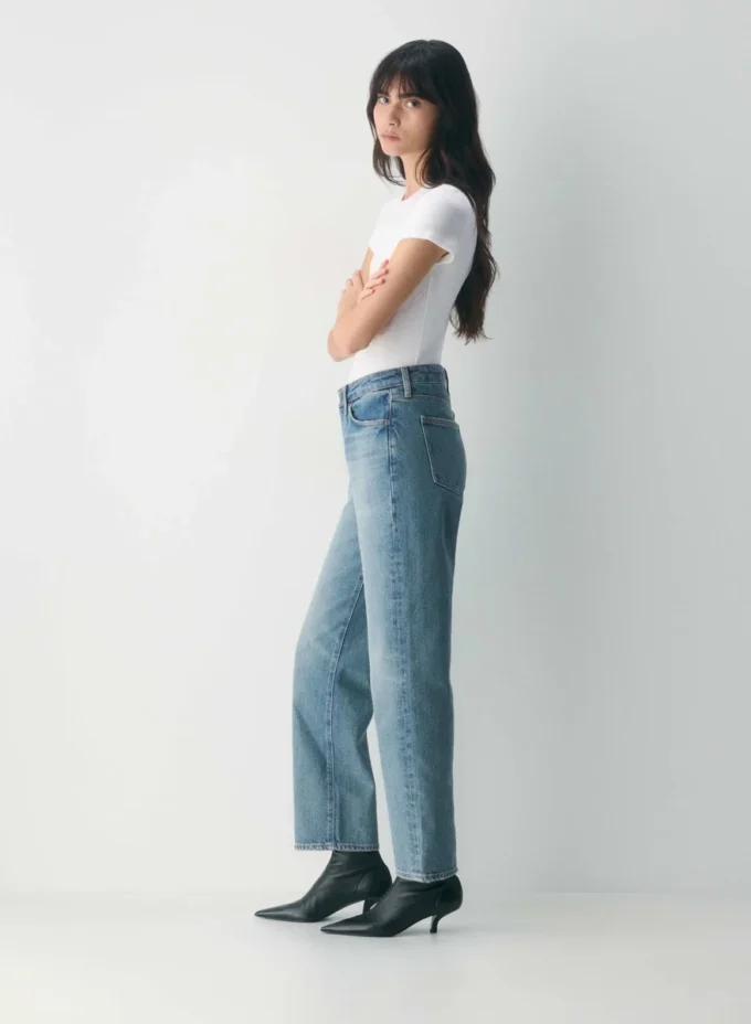 Denim Forum Sadie Relaxed Mid-rise Straight Jean Denim Forum Sadie Relaxed Mid-rise Straight Jean