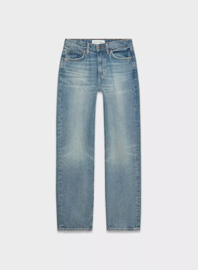 Denim Forum Sadie Relaxed Mid-rise Straight Jean Denim Forum Sadie Relaxed Mid-rise Straight Jean