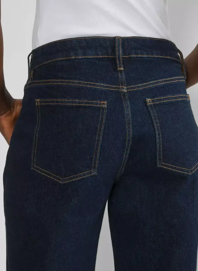 Denim Forum Salma Vaqueros holgados de talle superbajo y corte curvilíneo Denim Forum Salma Vaqueros holgados de talle superbajo y corte curvilíneo