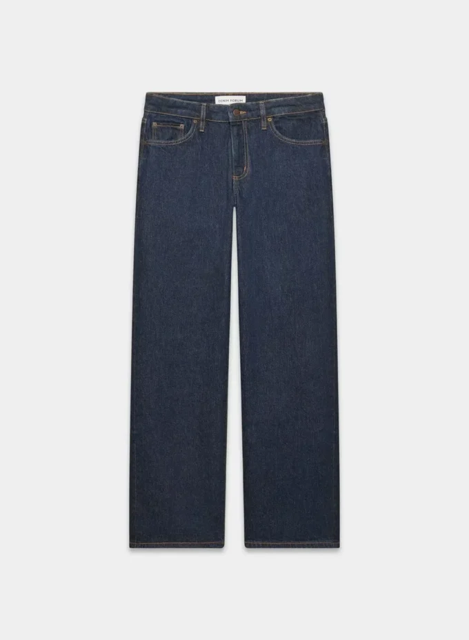 Denim Forum Salma Vaqueros holgados de talle superbajo y corte curvilíneo Denim Forum Salma Vaqueros holgados de talle superbajo y corte curvilíneo