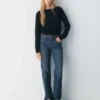 Denim Forum The ’90s Snatched Vaqueros rectos de talle medio Denim Forum The ’90s Snatched Vaqueros rectos de talle medio