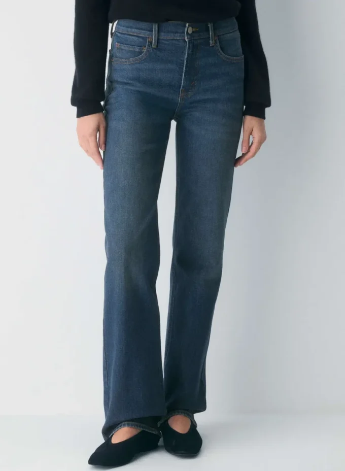 Denim Forum The ’90s Snatched Vaqueros rectos de talle medio Denim Forum The ’90s Snatched Vaqueros rectos de talle medio