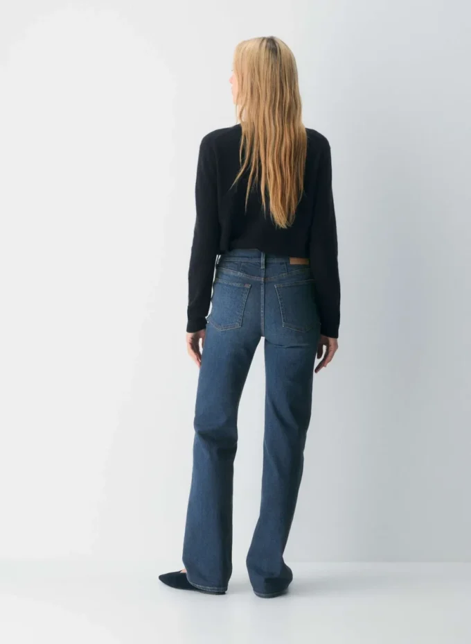 Denim Forum The ’90s Snatched Vaqueros rectos de talle medio Denim Forum The ’90s Snatched Vaqueros rectos de talle medio