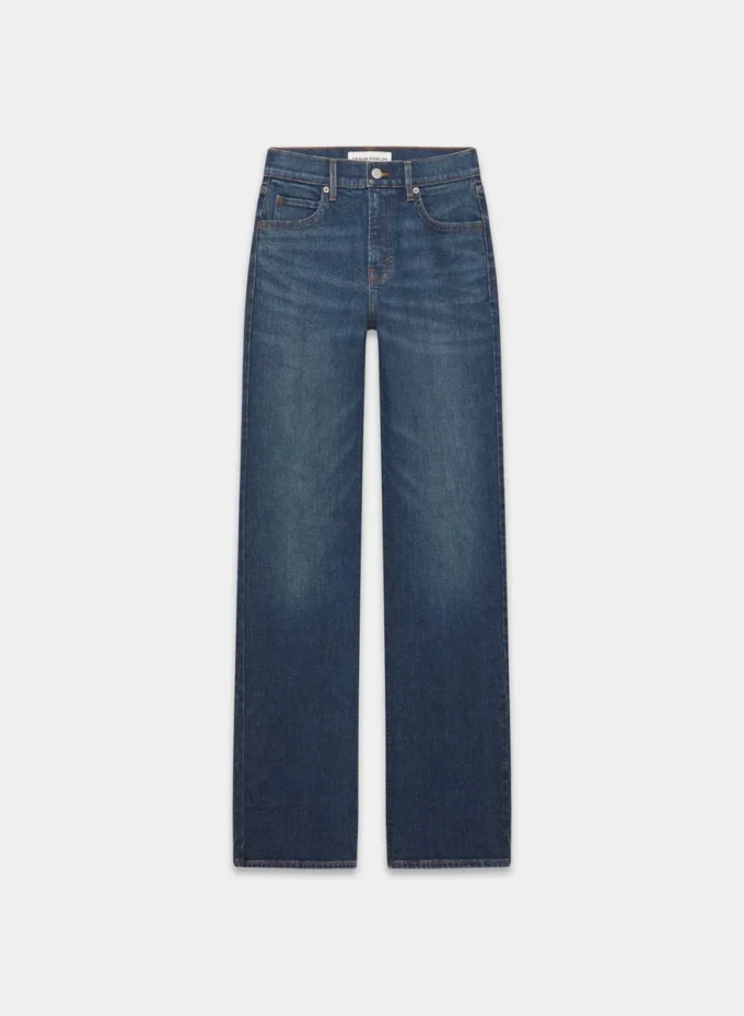 Denim Forum The ’90s Snatched Vaqueros rectos de talle medio Denim Forum The ’90s Snatched Vaqueros rectos de talle medio