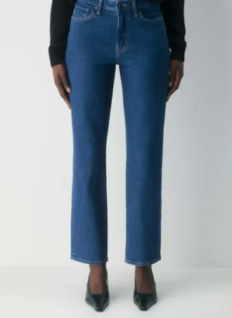 Denim Forum Uma Curve-fit Hi-rise Straight Jean