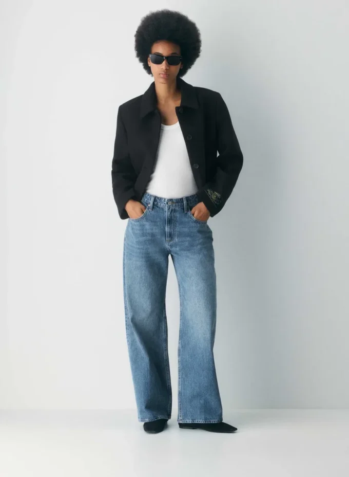 Denim Forum Vaqueros boyfriend holgados de talle bajo de los 90 Denim Forum Vaqueros boyfriend holgados de talle bajo de los 90