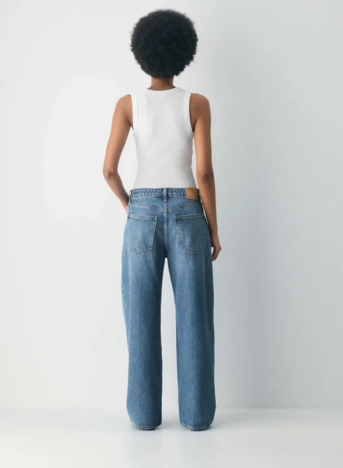 Denim Forum Vaqueros boyfriend holgados de talle bajo de los 90 Denim Forum Vaqueros boyfriend holgados de talle bajo de los 90