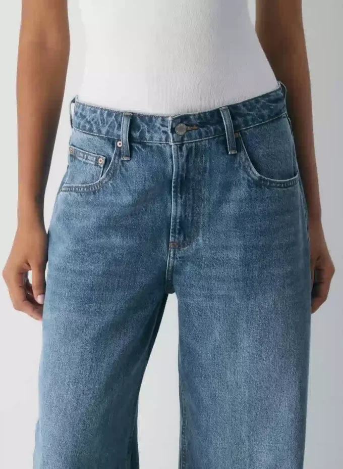 Denim Forum Vaqueros boyfriend holgados de talle bajo de los 90 Denim Forum Vaqueros boyfriend holgados de talle bajo de los 90