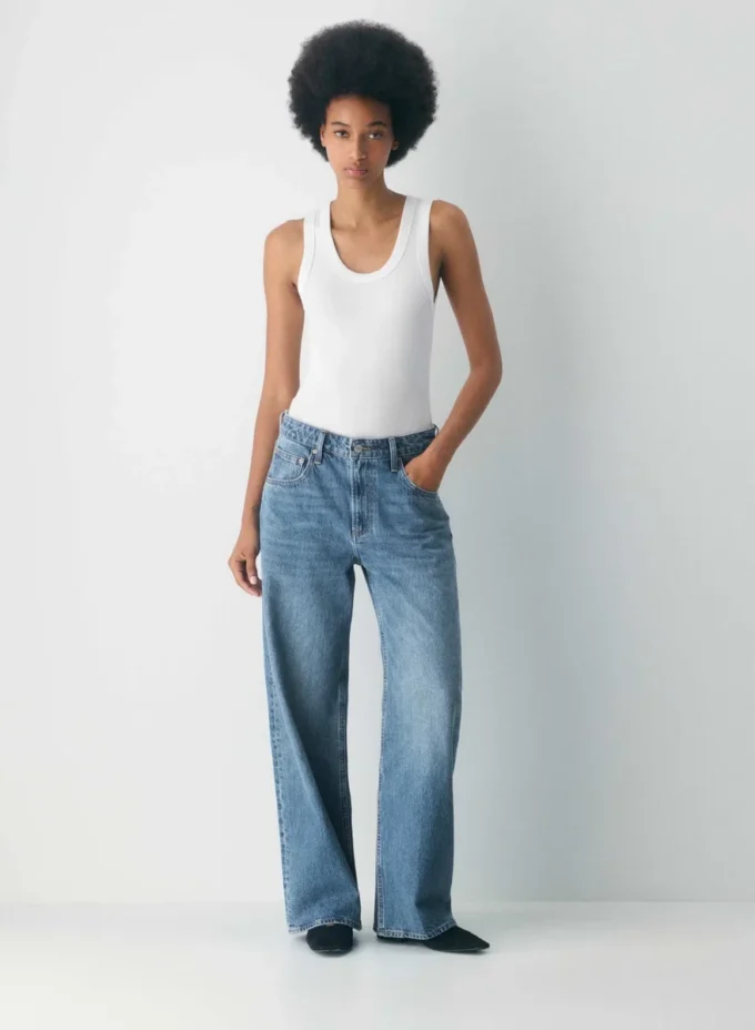 Denim Forum Vaqueros boyfriend holgados de talle bajo de los 90 Denim Forum Vaqueros boyfriend holgados de talle bajo de los 90