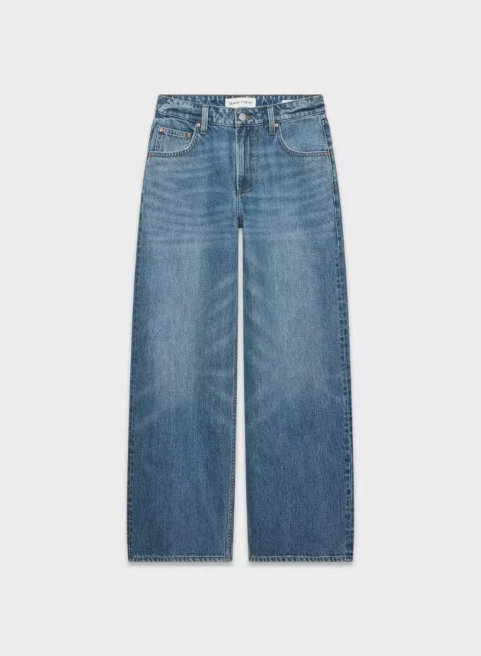 Denim Forum Vaqueros boyfriend holgados de talle bajo de los 90 Denim Forum Vaqueros boyfriend holgados de talle bajo de los 90