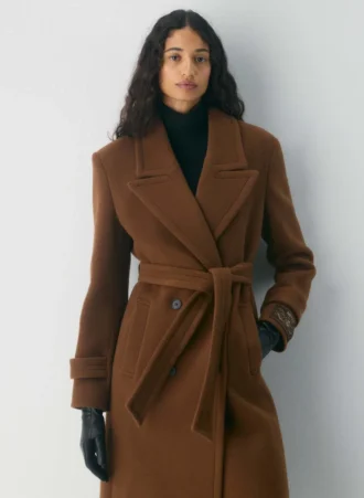 El abrigo Maxine: suave lana y cachemira