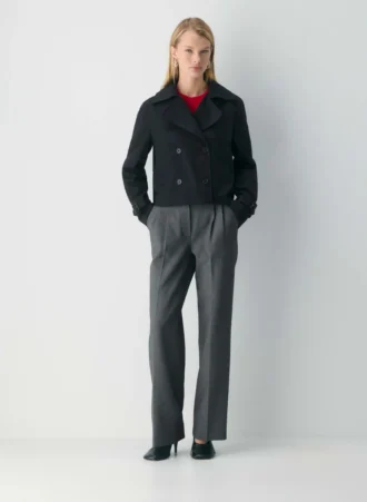 El trench coat de Esquire: sarga urbana
