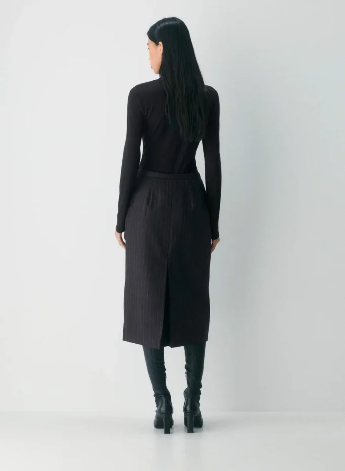 Falda de lana Stiletto Falda de lana Stiletto