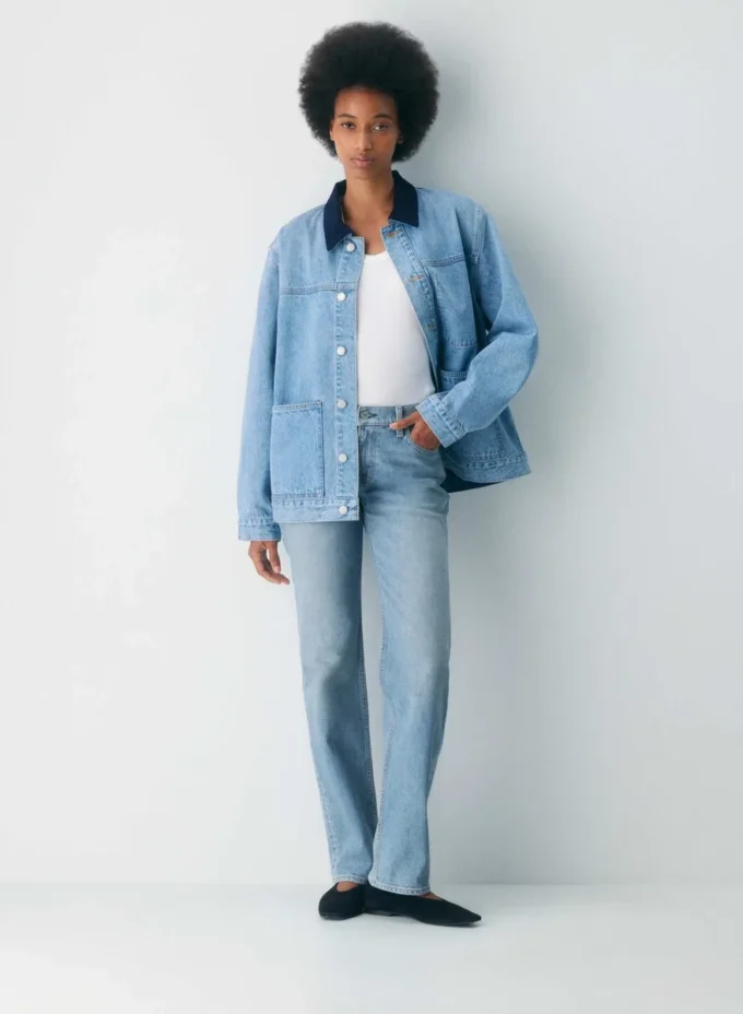 Foro sobre denim Vaqueros rectos de talle super bajo Nico Foro sobre denim Vaqueros rectos de talle super bajo Nico