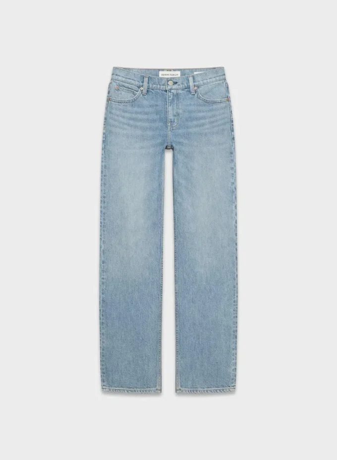 Foro sobre denim Vaqueros rectos de talle super bajo Nico Foro sobre denim Vaqueros rectos de talle super bajo Nico