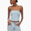 Foro sobre vaqueros Los años 90 Debbie Denim Bustier Foro sobre vaqueros Los años 90 Debbie Denim Bustier