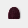 Gorro alto de cachemira cepillada