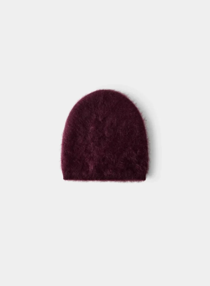 Gorro alto de cachemira cepillada