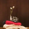 Gorro con puños de cachemira cepillada