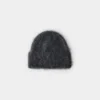 Gorro con puños de cachemira cepillada