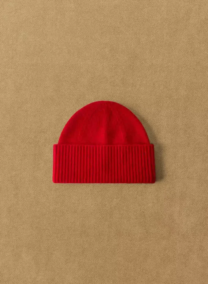 Gorro de cachemira con vuelta Gorro de cachemira con vuelta