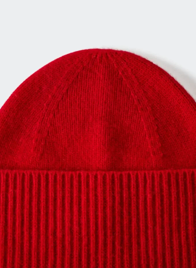 Gorro de cachemira con vuelta Gorro de cachemira con vuelta