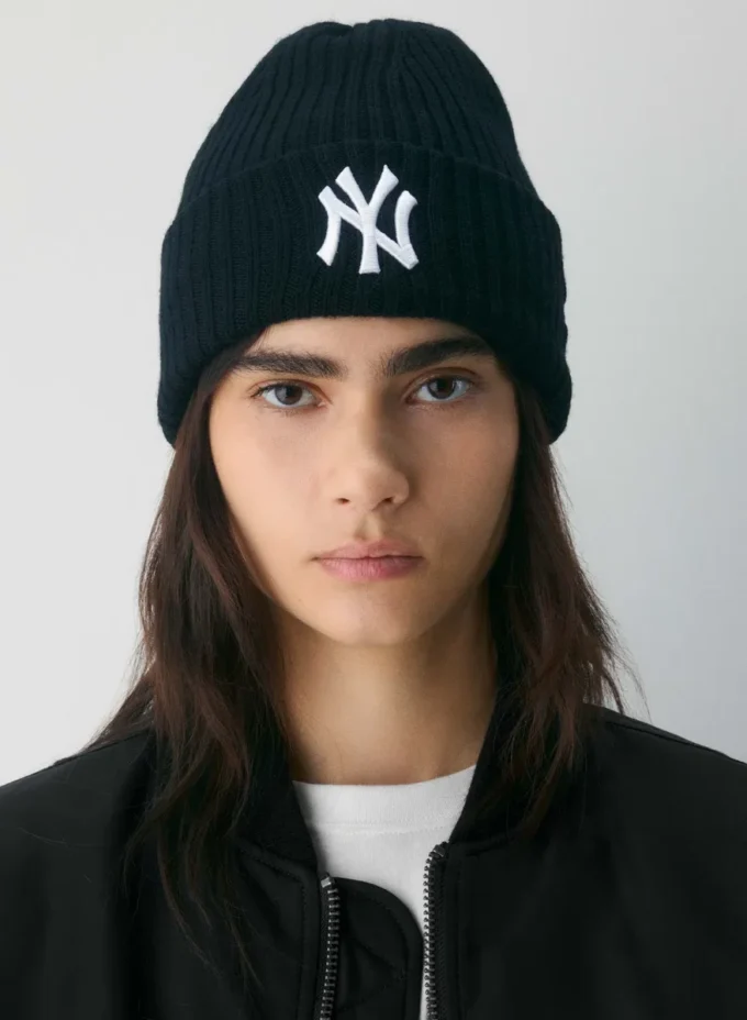 Gorro de lana merino acanalada New Era Ny Yankees
