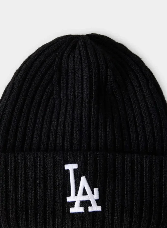 Gorro de lana merino acanalado La Dodgers de New Era Gorro de lana merino acanalado La Dodgers de New Era
