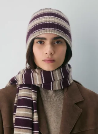Gorro de punto de cachemira