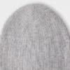 Gorro holgado de punto acanalado de cachemira Gorro holgado de punto acanalado de cachemira