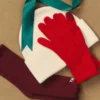 Guantes técnicos con puños de cachemira