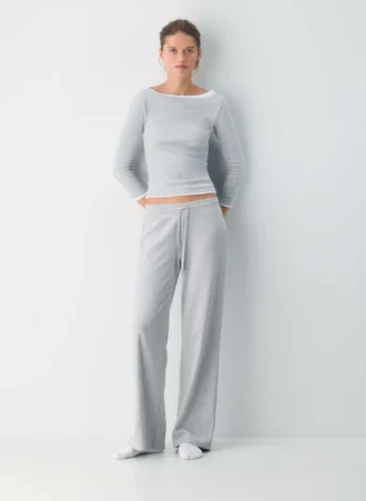 HomeStretch™ Rib Boatneck 3/4 Sleeve Top HomeStretch™ Rib Boatneck 3/4 Sleeve Top