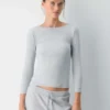 HomeStretch™ Rib Boatneck 3/4 Sleeve Top HomeStretch™ Rib Boatneck 3/4 Sleeve Top