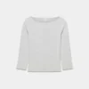 HomeStretch™ Rib Boatneck 3/4 Sleeve Top HomeStretch™ Rib Boatneck 3/4 Sleeve Top