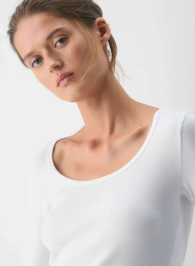 HomeStretch™ Rib Camiseta de manga larga con cuello redondo HomeStretch™ Rib Camiseta de manga larga con cuello redondo