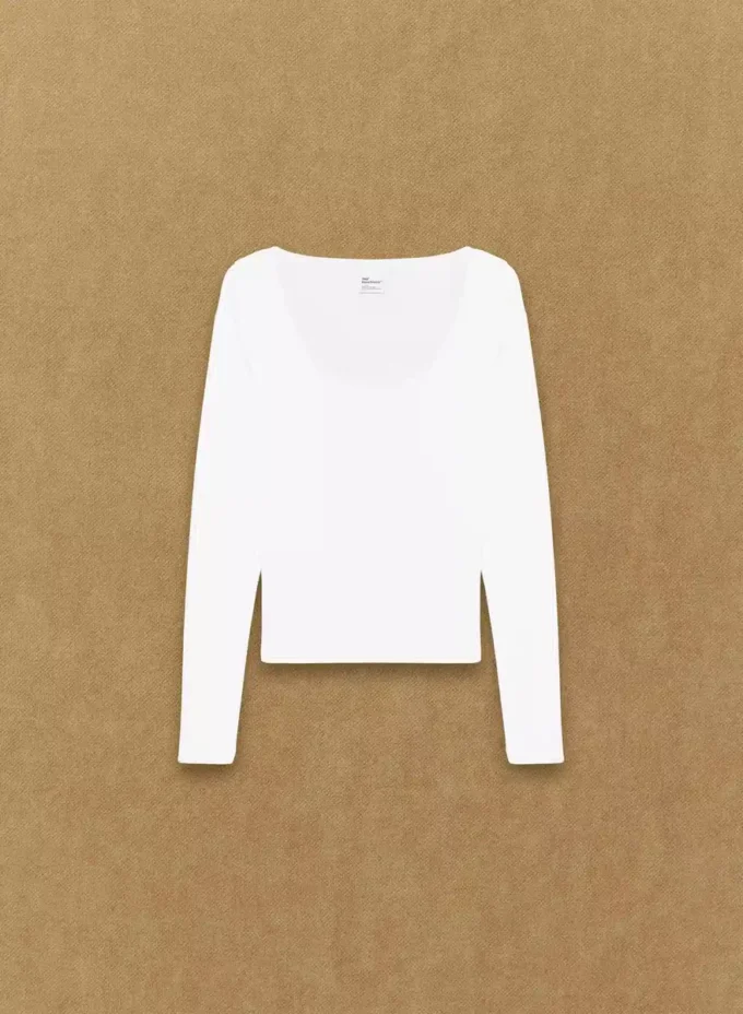 HomeStretch™ Rib Camiseta de manga larga con cuello redondo HomeStretch™ Rib Camiseta de manga larga con cuello redondo