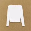 HomeStretch™ Rib Camiseta Henley de manga larga con encaje HomeStretch™ Rib Camiseta Henley de manga larga con encaje